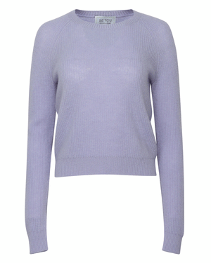 Cosmic Sky Long Sleeve Crew Neck Rib Open Knit