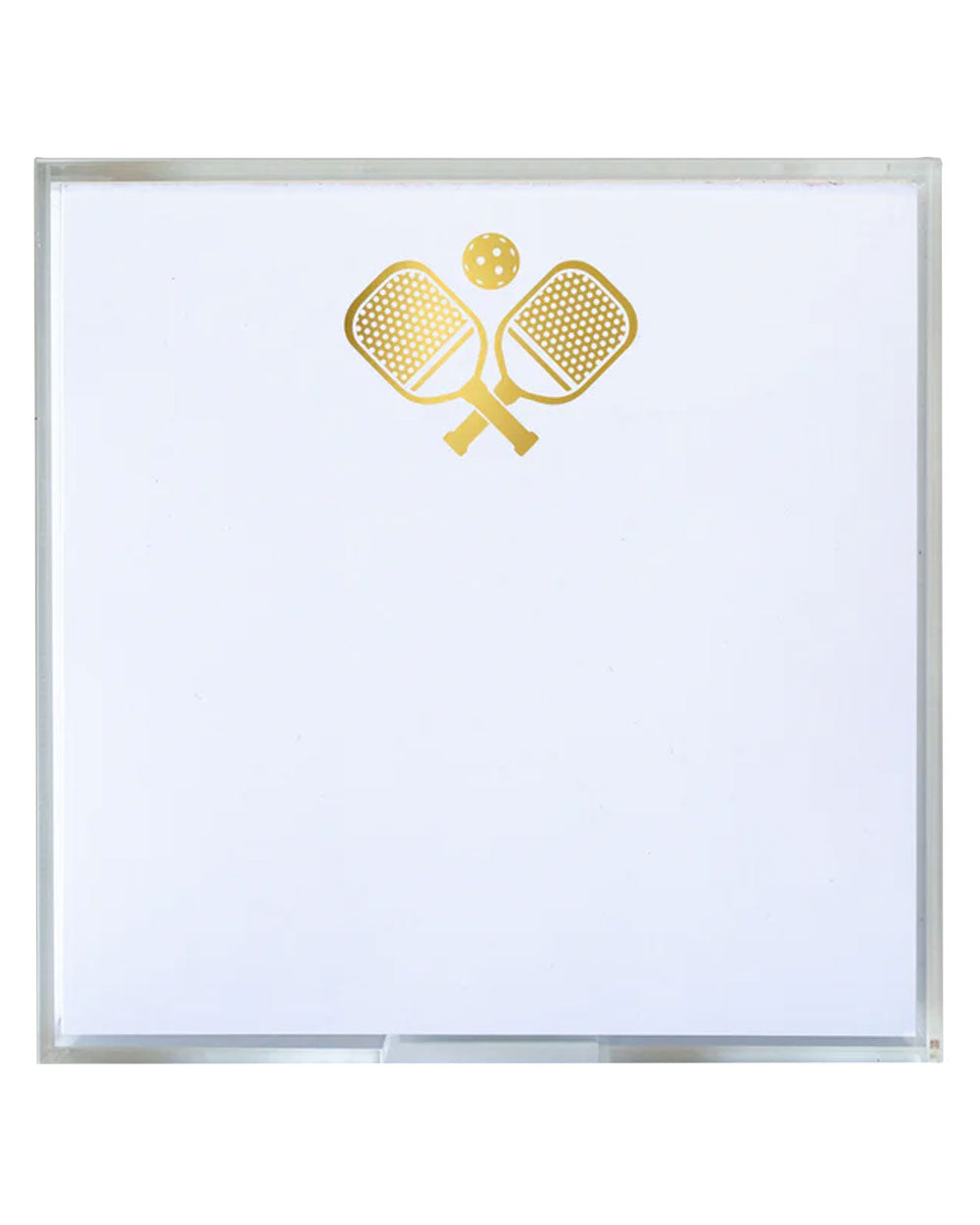 Gold Pickleball Note Pad