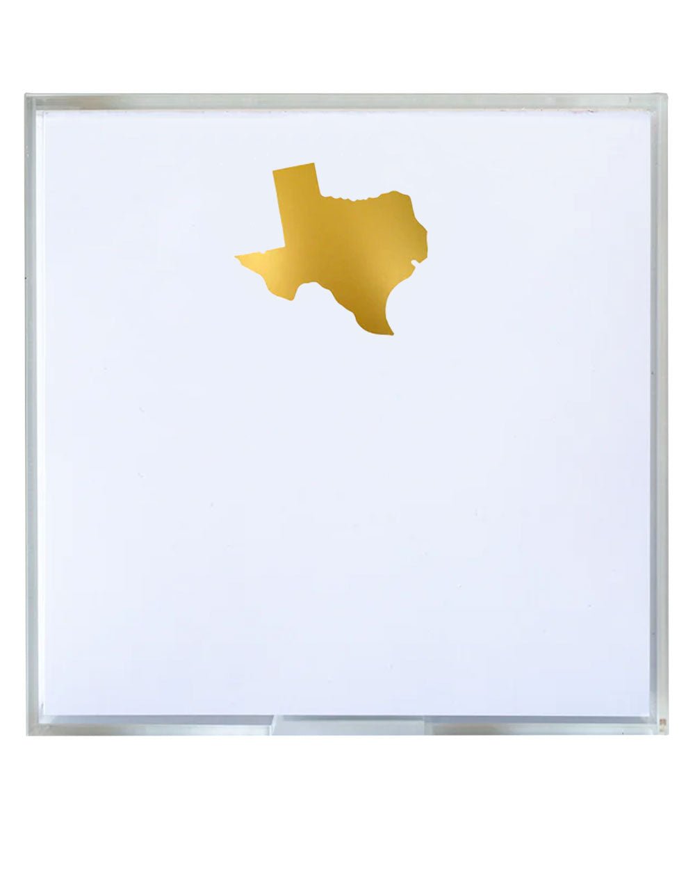 Texas Gold Foil Notepad