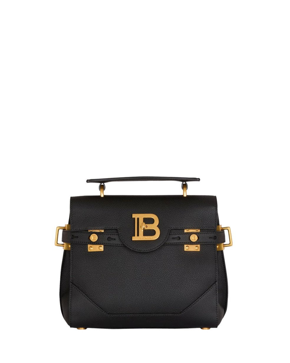 B-Buzz 23 Grained Leather Bag in Black