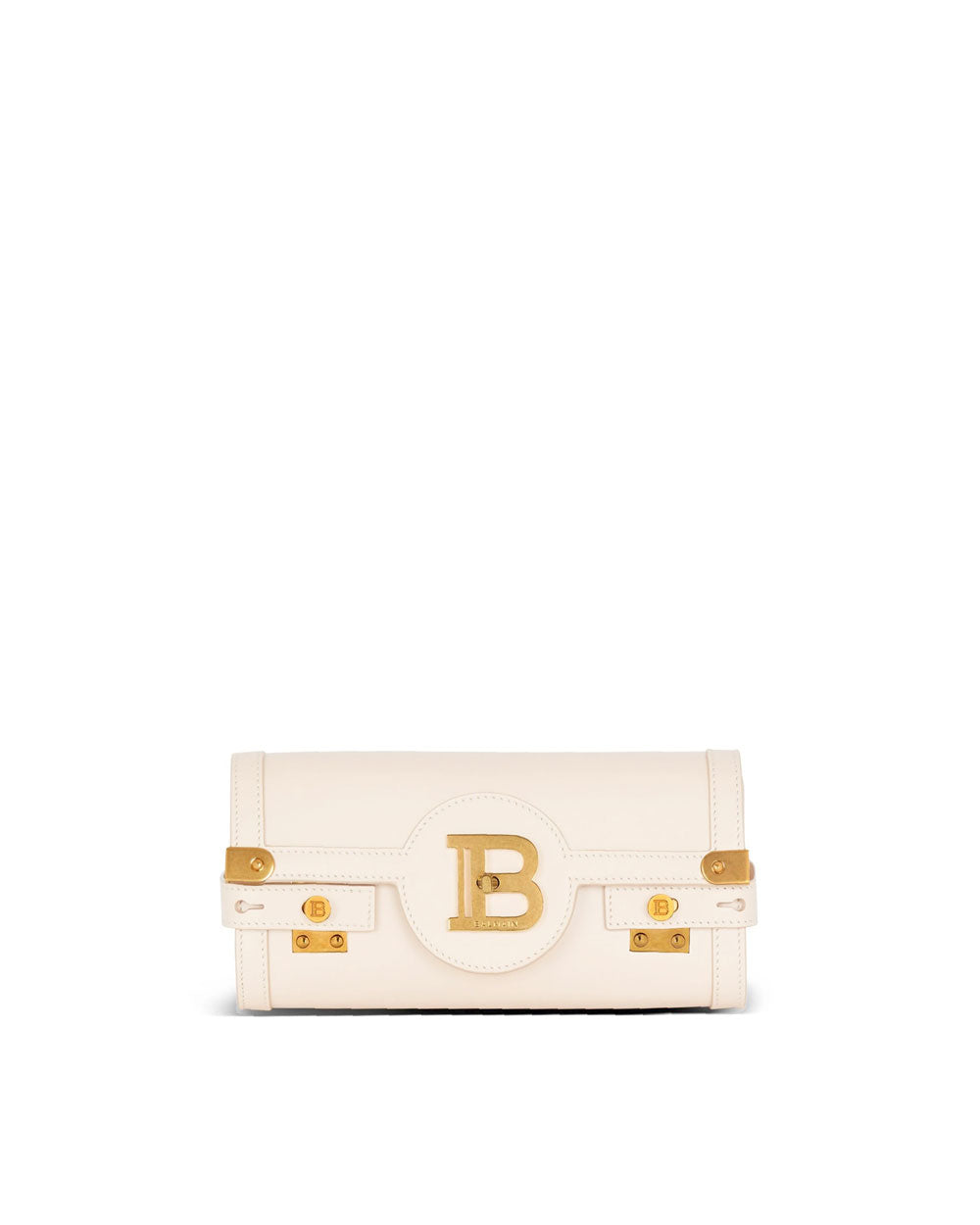 B-Buzz Pouch 23 Leather Clutch Bag in Cream