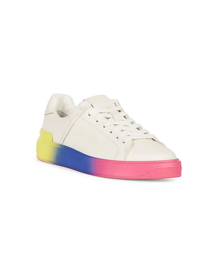 Balmain Calfskin B-Court Sneakers