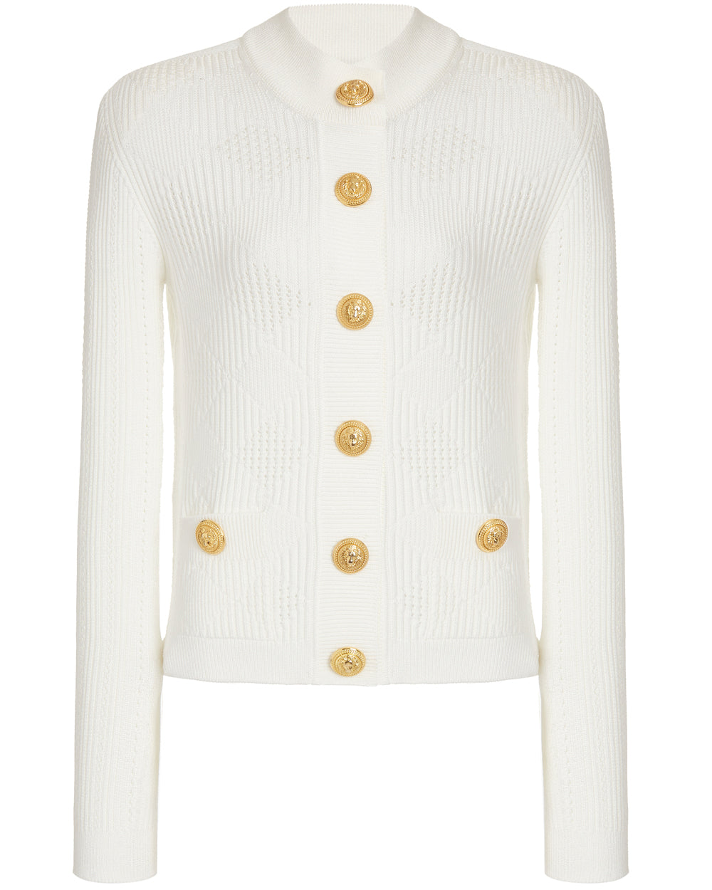 Blanc Knit Vichy Cardigan