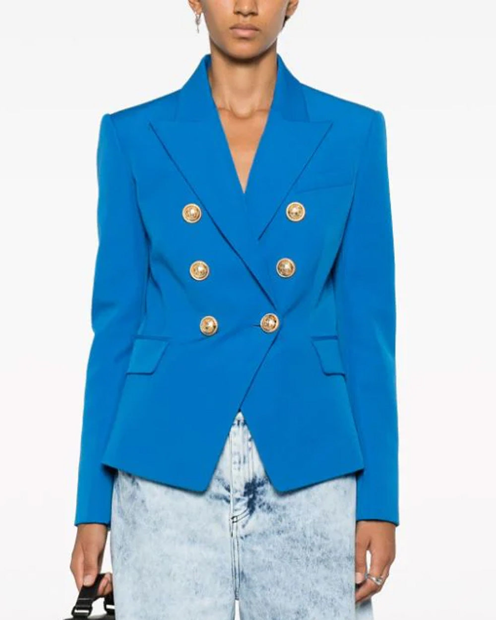 Cobalt Double Breasted Jacket