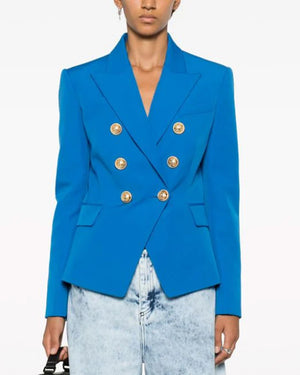 Cobalt Double Breasted Jacket