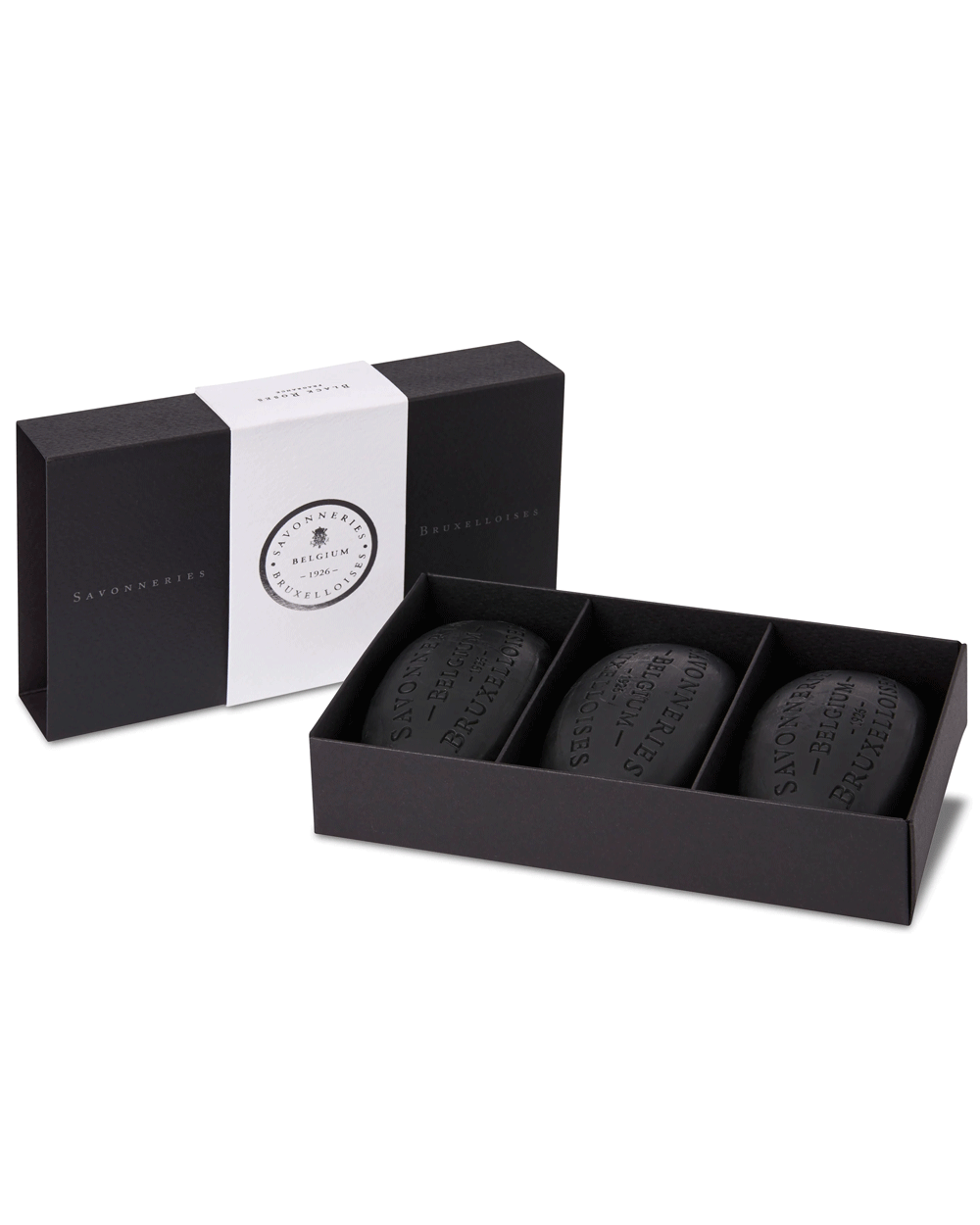 Exclusive Box of 3 Black Roses Soaps