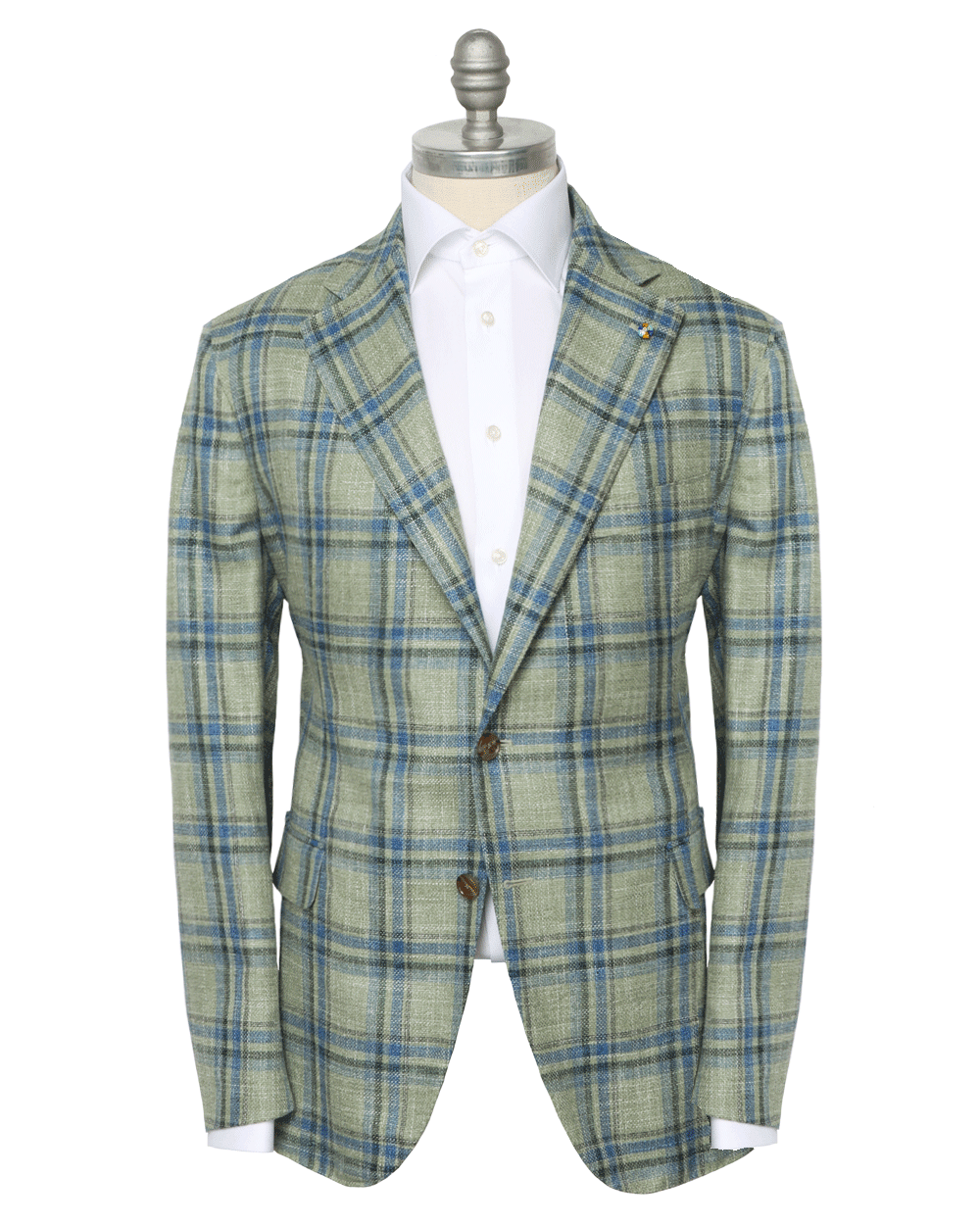 Sage and Blue Plaid Sportcoat