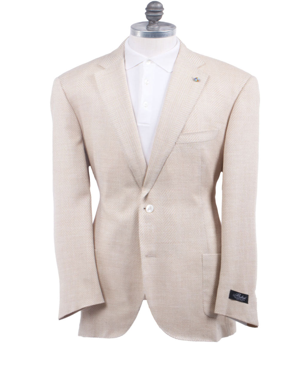 Cream and Tan Sportcoat