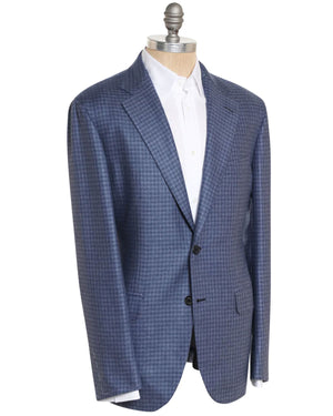 Bluette and Royal Blue Checked Plume Sportcoat
