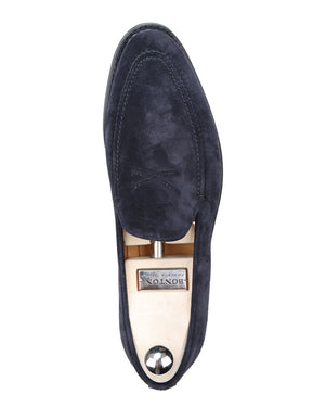 De Bustis Suede Loafer in Sirena