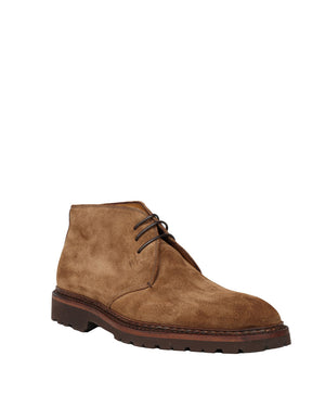 Desert Welt Textured Suede Boot in Tortora