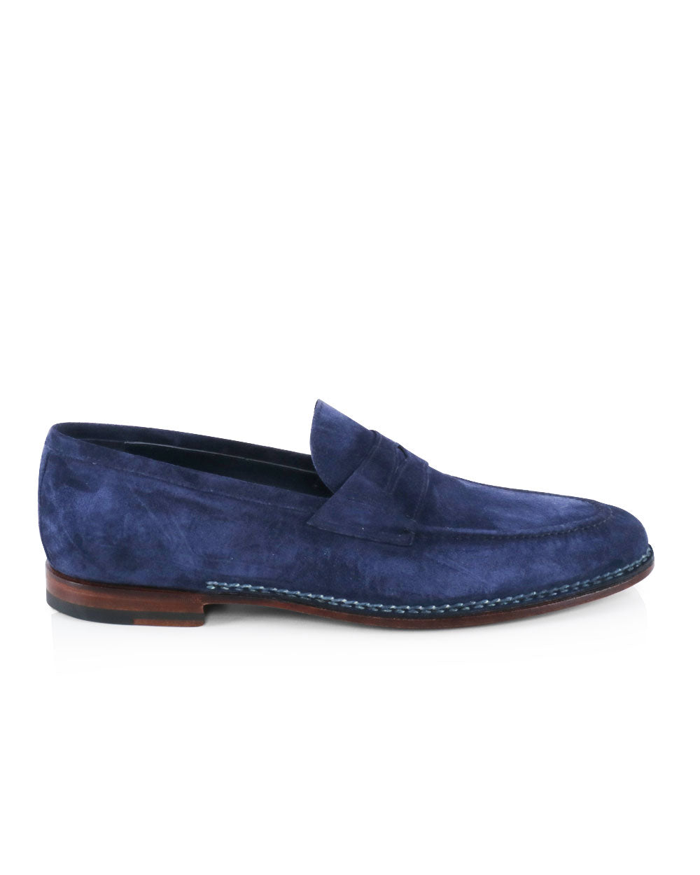 Fascinoso Suede Penny Loafer in Polota