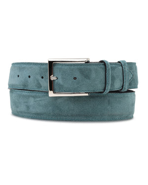 Suede Belt in Turquoise