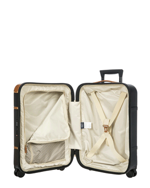 Bellagio 3.0 21” Spinner Carry On in Black and Tan