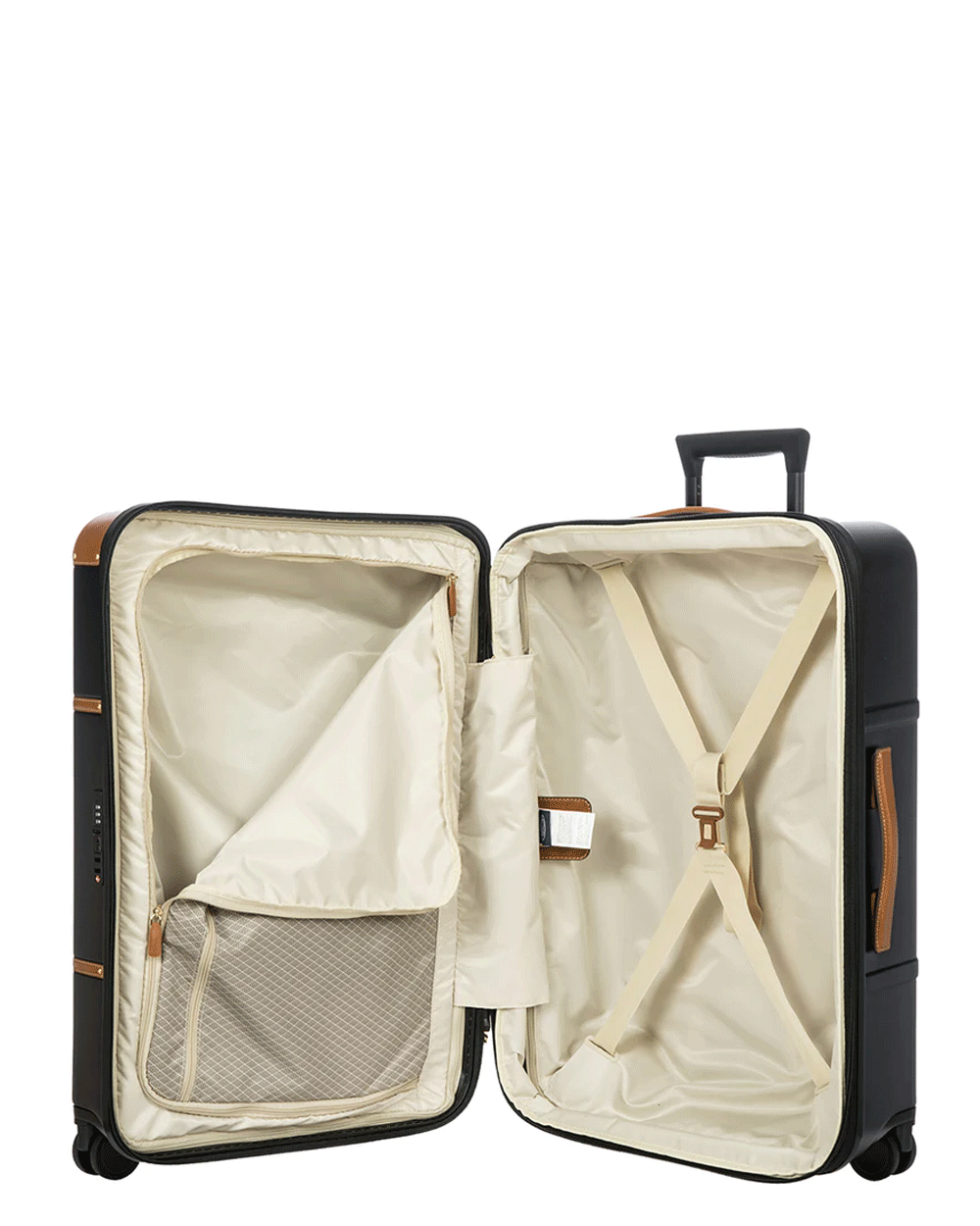 Bellagio 3.0 27” Spinner Trunk in Black and Tan