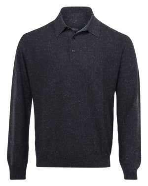 Anthracite Long Sleeve Polo