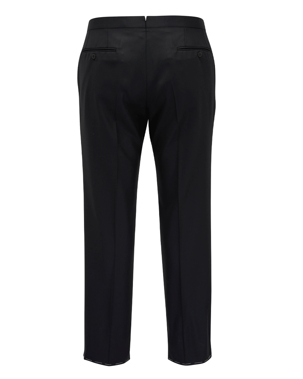 Black Satin Striped Tuxedo Trouser