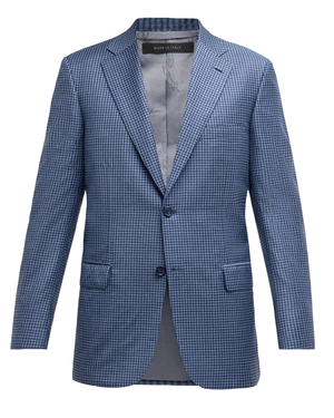 Bluette Microcheck Wool Sportcoat