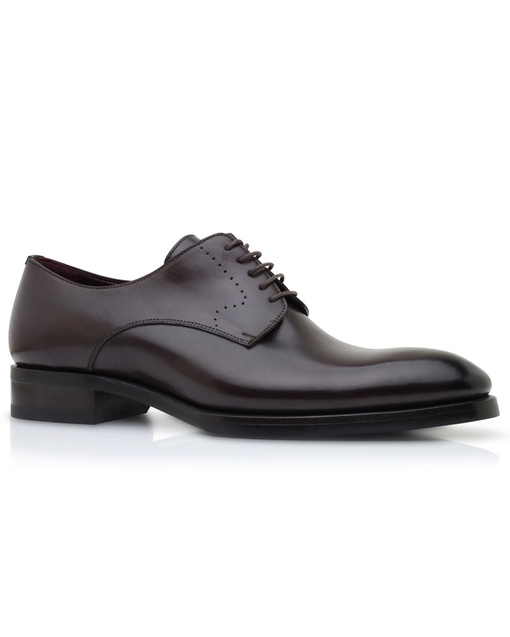 Calfskin Leather Classic Derby in Coffee