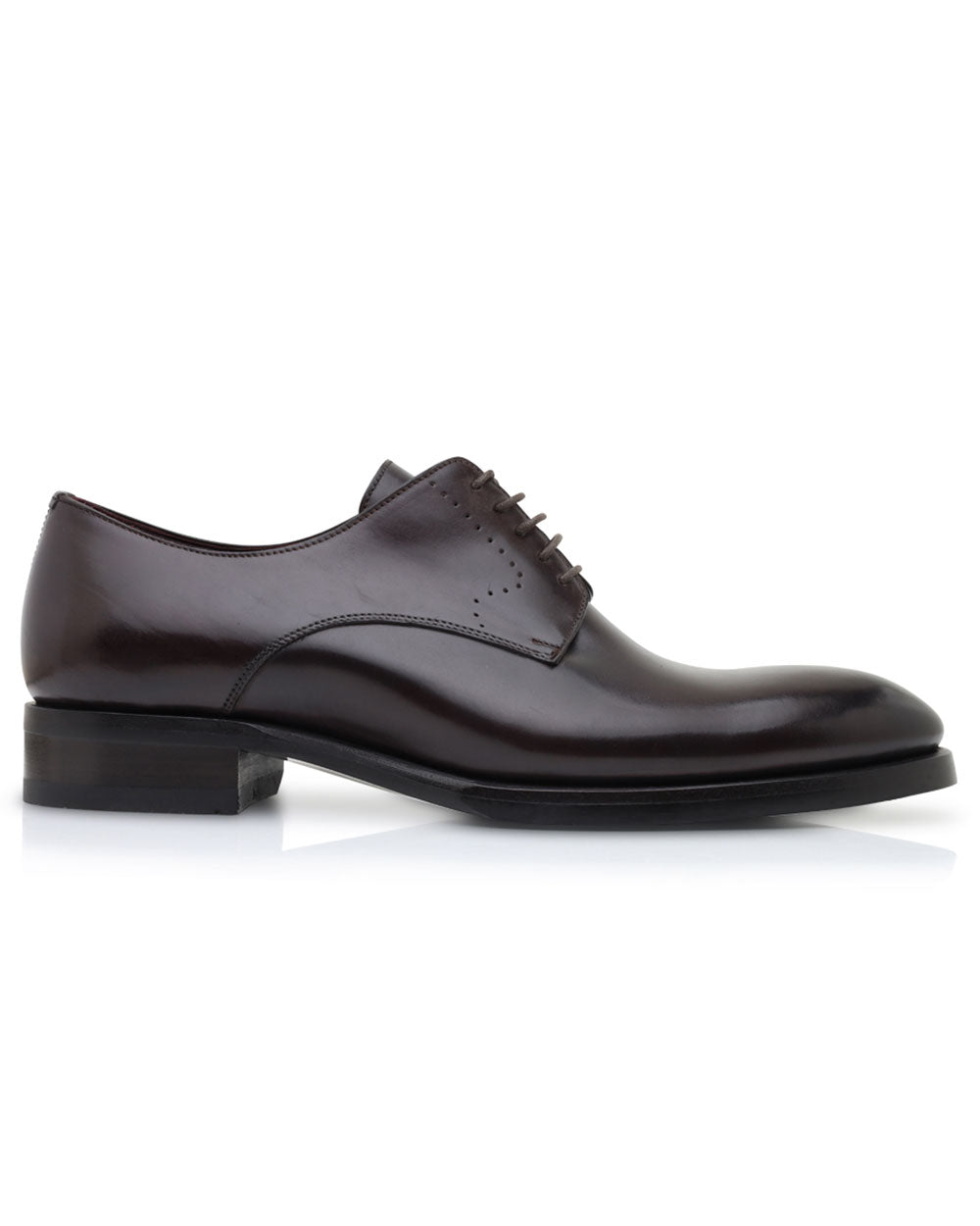 Calfskin Leather Classic Derby in Coffee