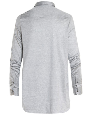 Flannel Silk Blend Jersey Sportshirt