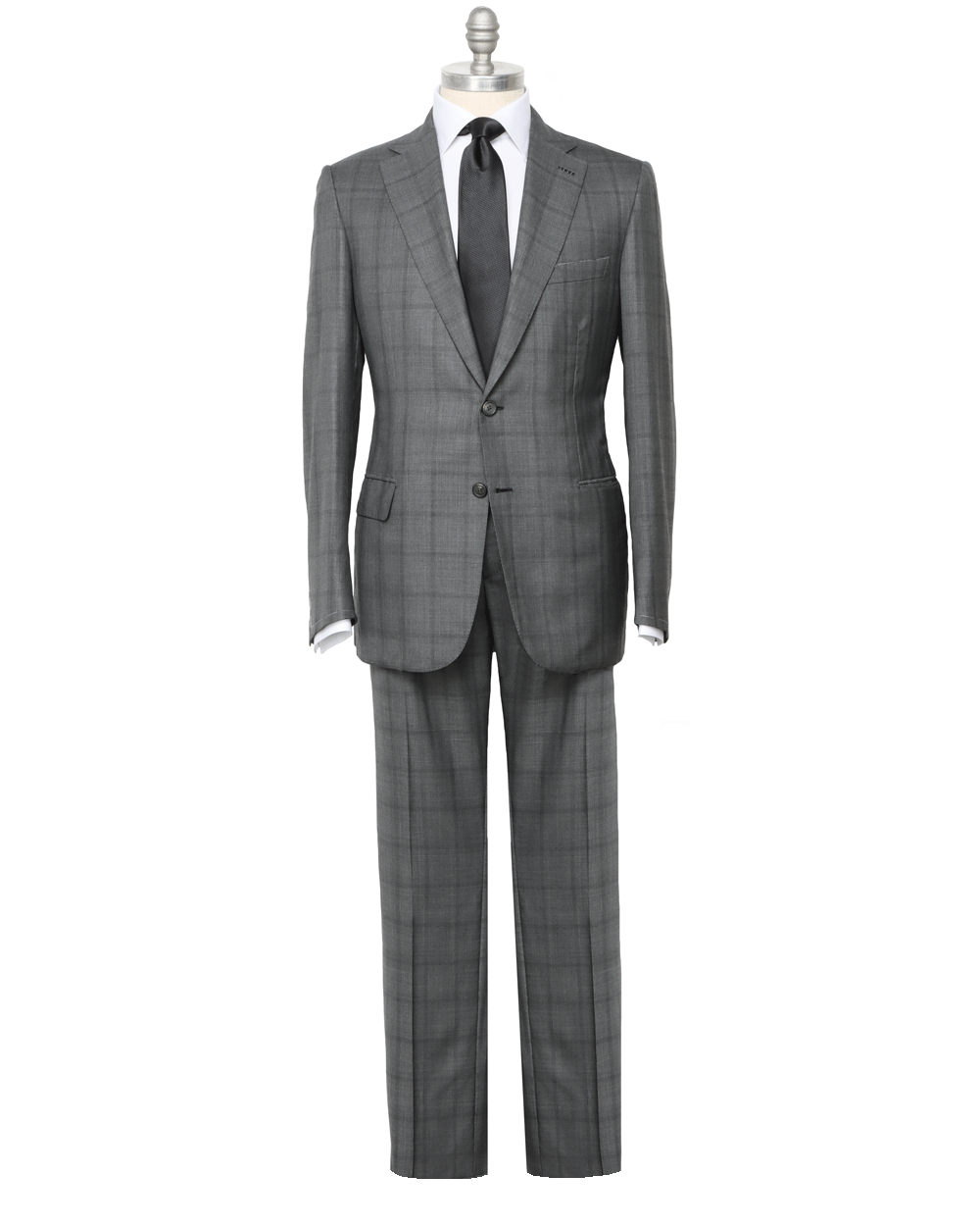 Lead Windowpane Suit