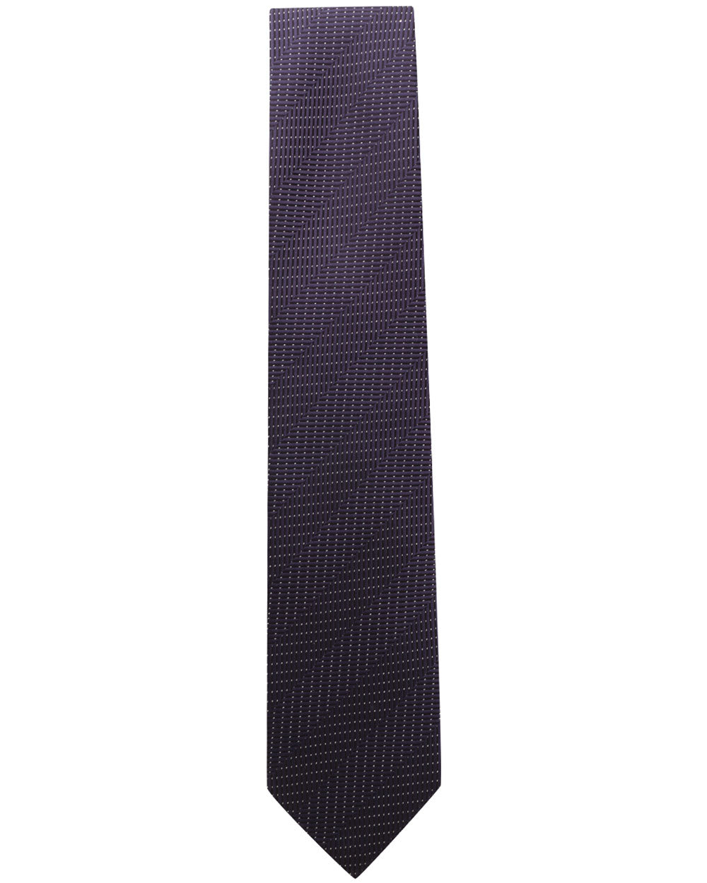 Brioni Midnight Blue and Off White Micro Patterned Striped Tie ...