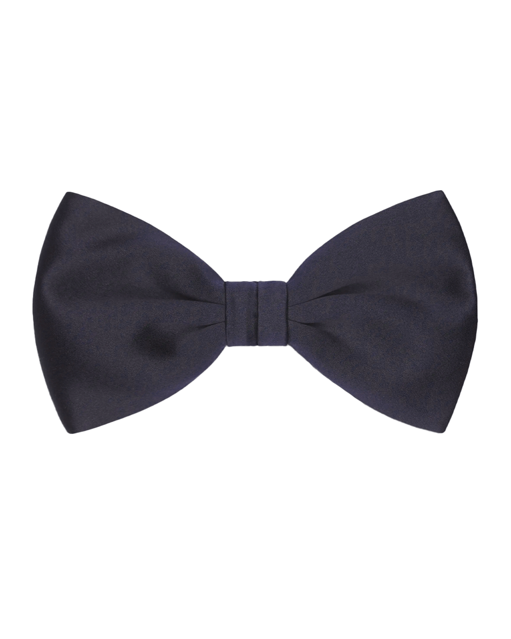 Navy Satin Pretied Bowtie