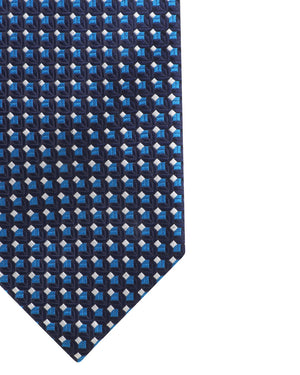 Navy and Bluette Degrade Tie