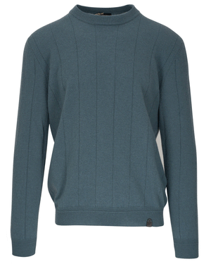 Nile Green Cashmere Crewneck Sweater