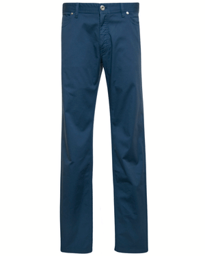 Periwinkle Garment Dyed 5 Pocket Pant