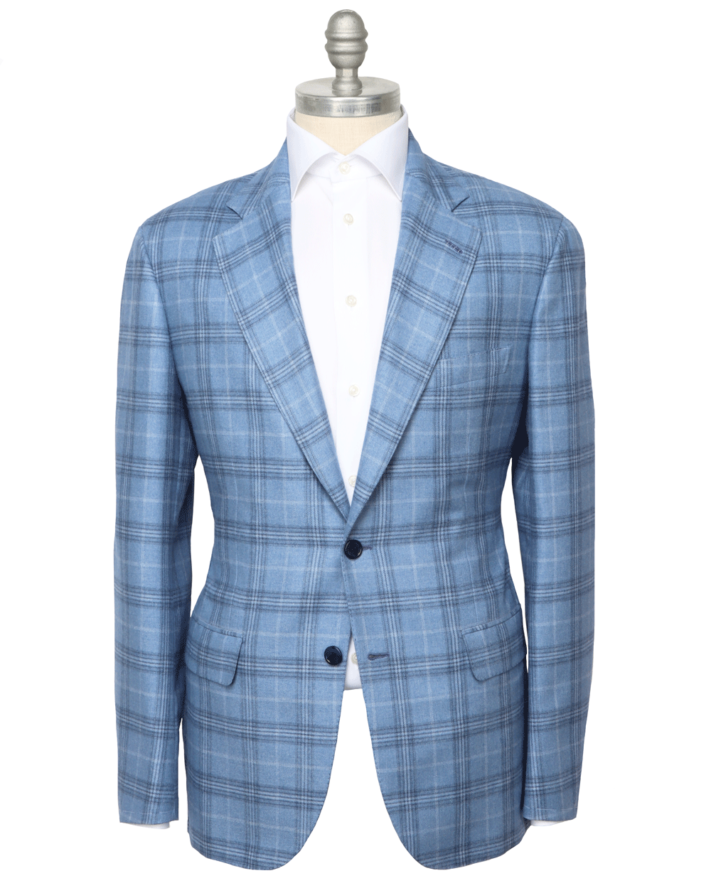 Sky Blue Giacca Check Sportcoat