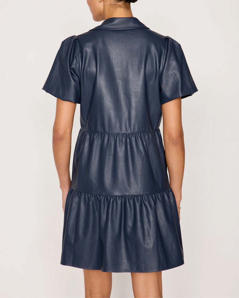 Admiral Vegan Leather Havana Mini Dress