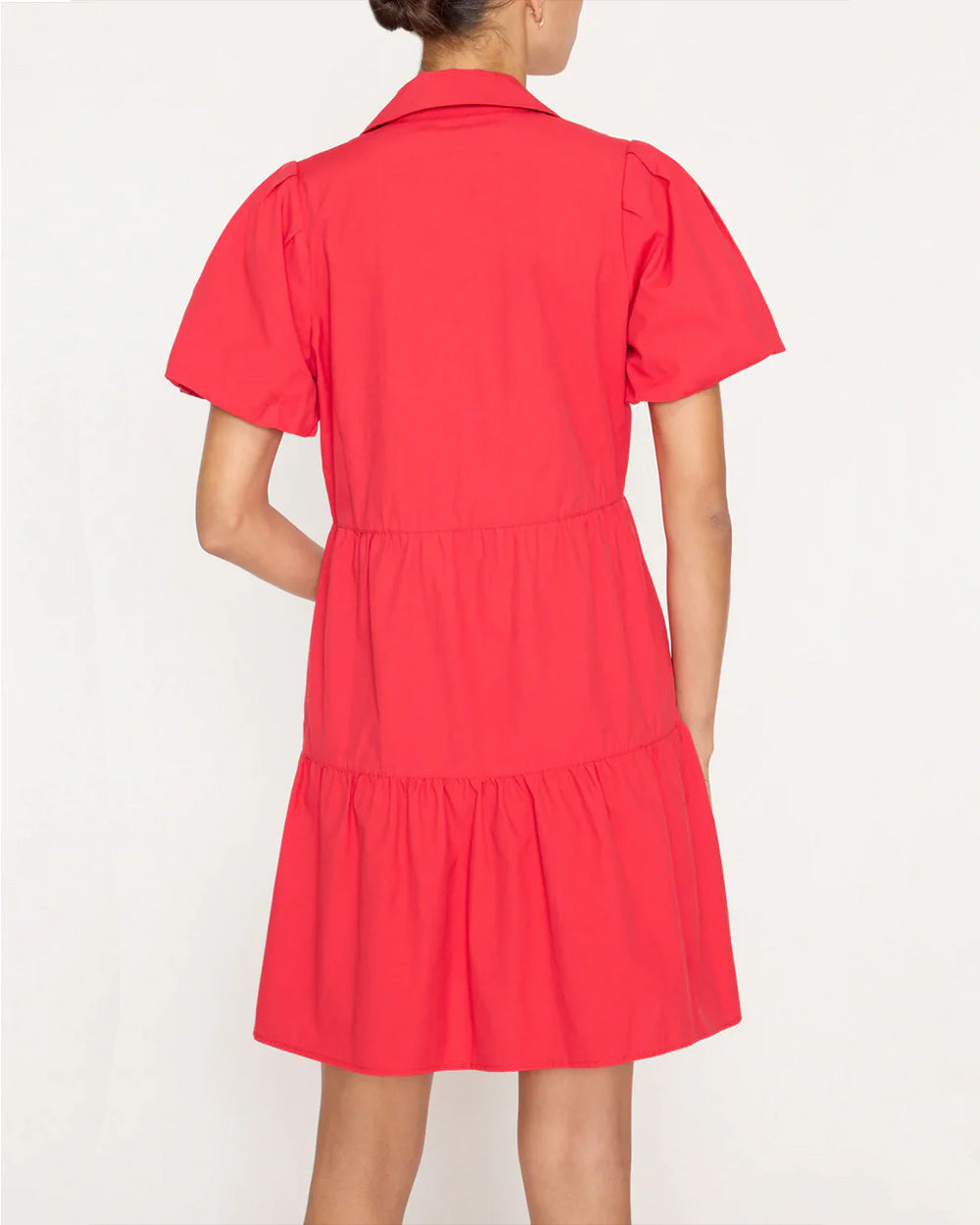 Carmine Red Havana Mini Dress