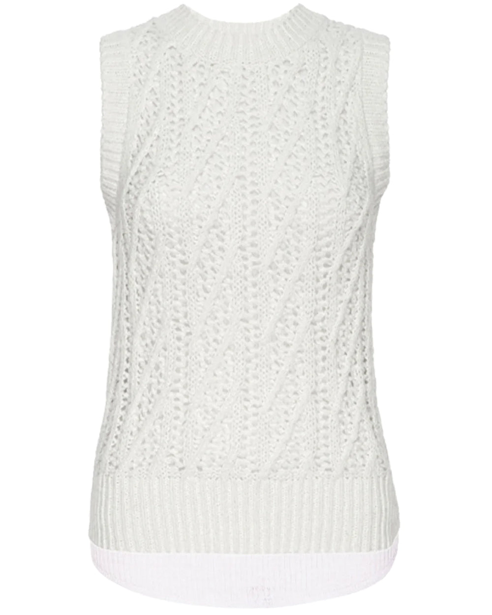 Salt White Otto Layered Tank