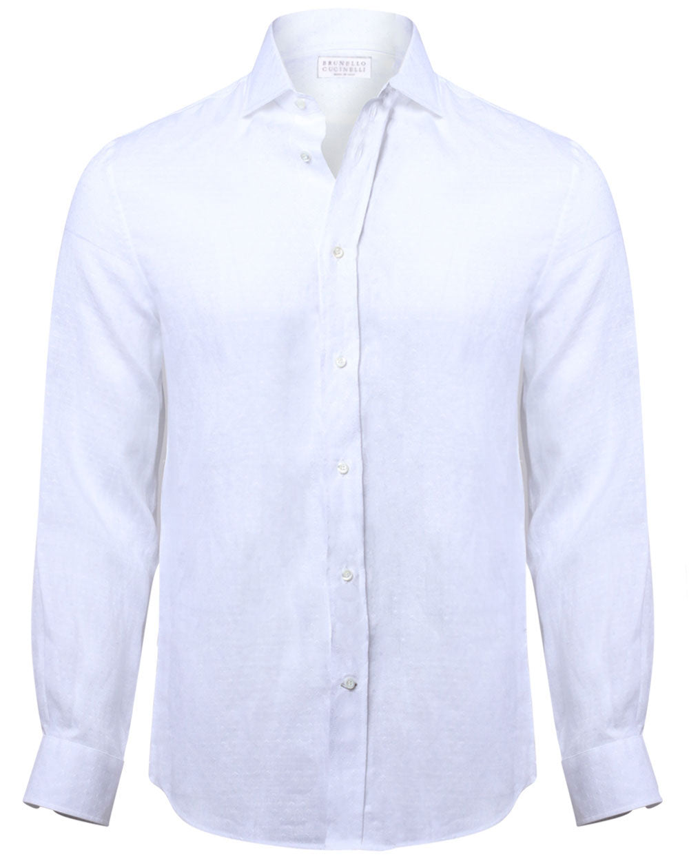 Bianco White Sportshirt