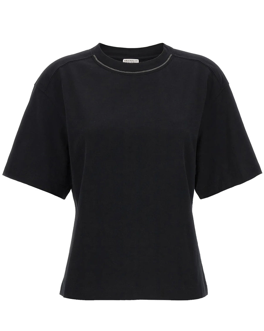 Black Monili Crewneck T-Shirt