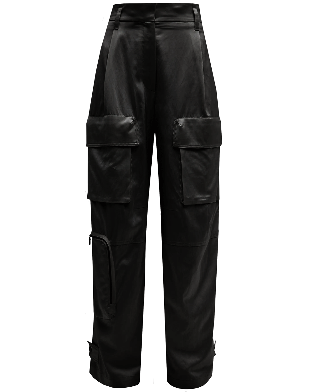 Brunello Cucinelli Black Satin Silk Cargo Pant – Stanley Korshak