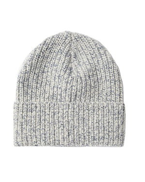 Blue Cashmere Knit Beanie