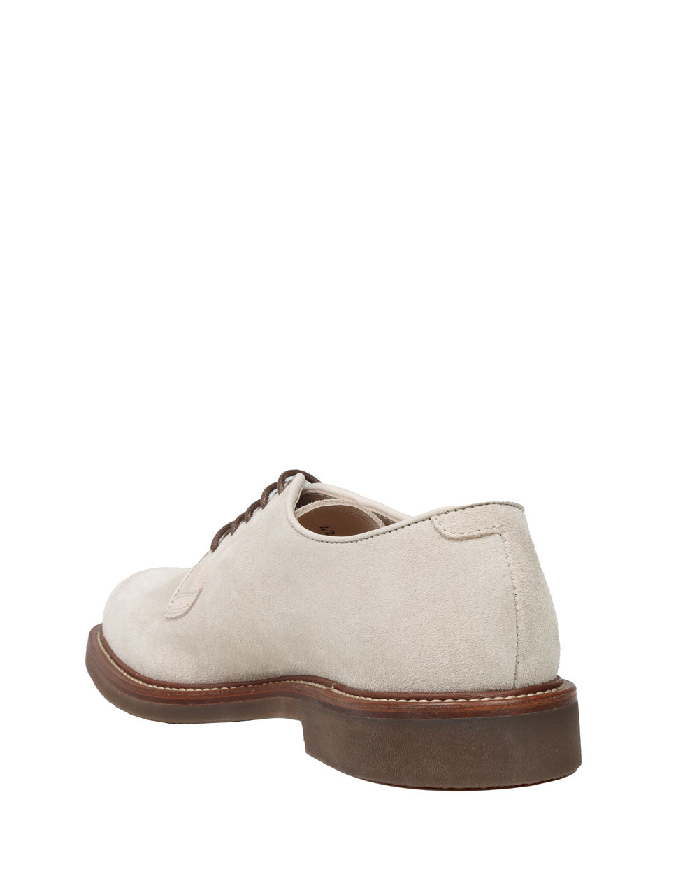 Casual Suede Laceup in Beige