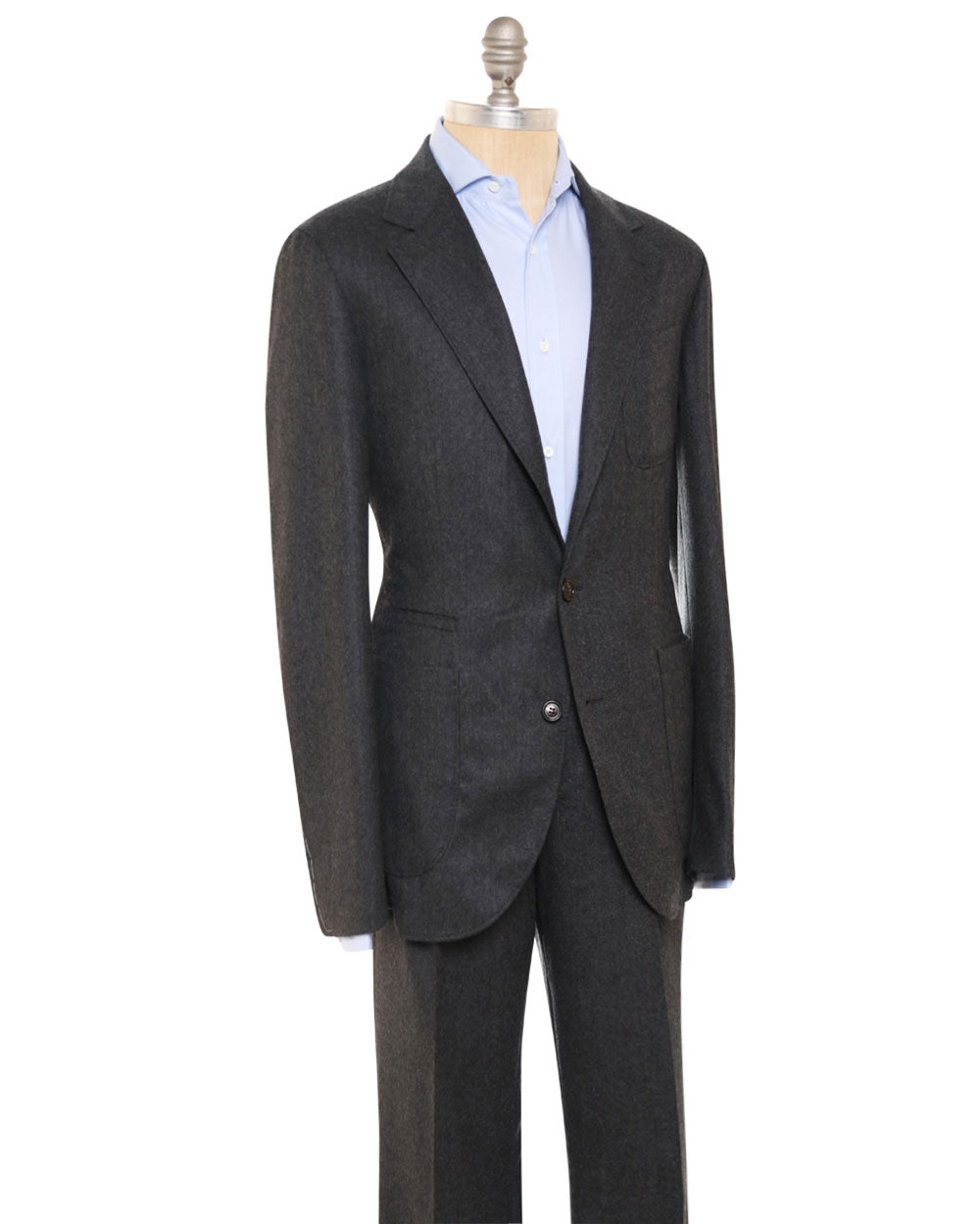 Brunello Cucinelli Charcoal Wool Suit – Stanley Korshak