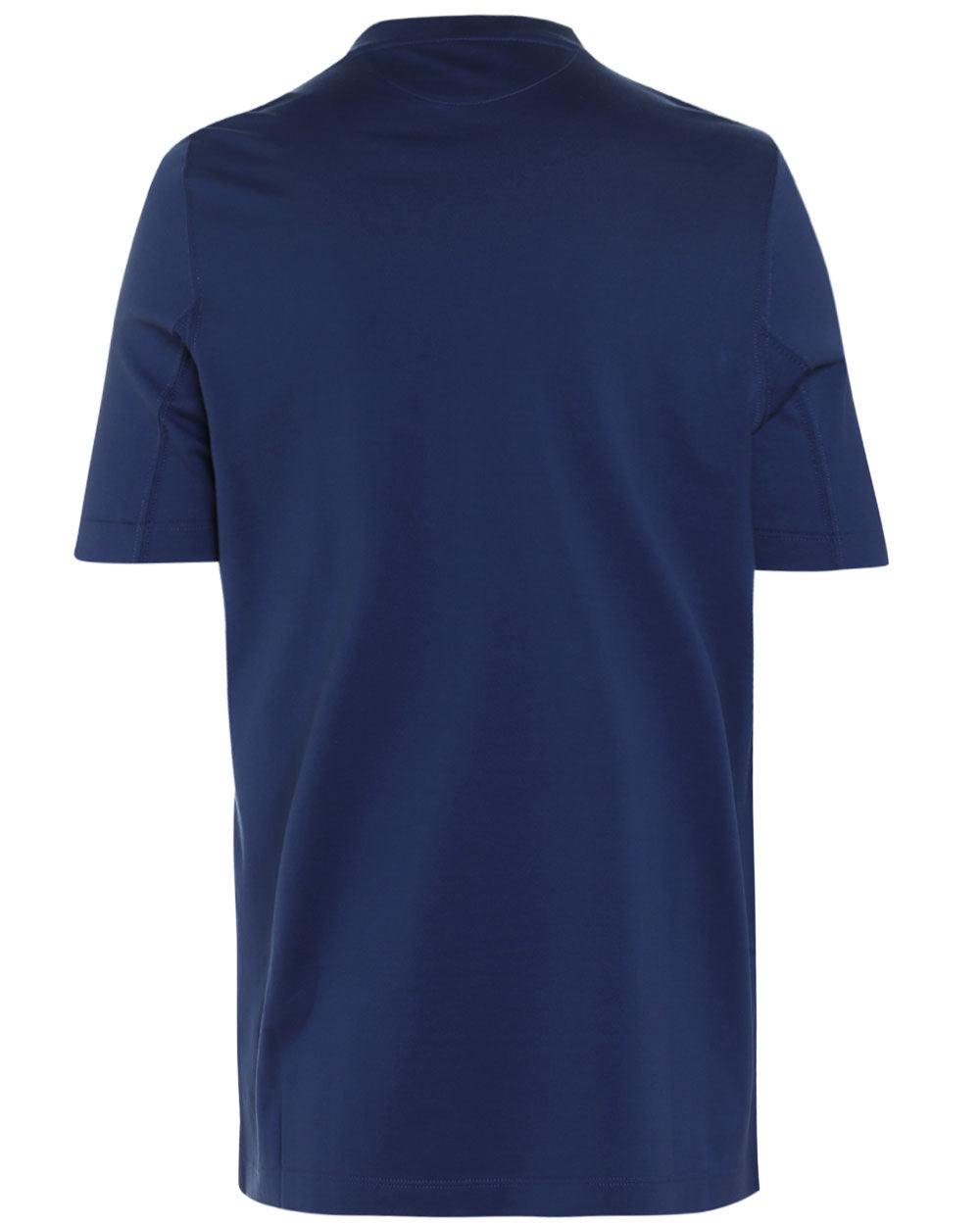 Deep Blue Cotton T-Shirt