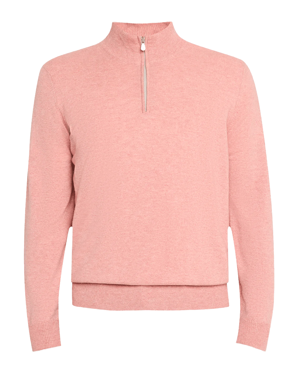 Grapefruit Quarter Zip Sweater