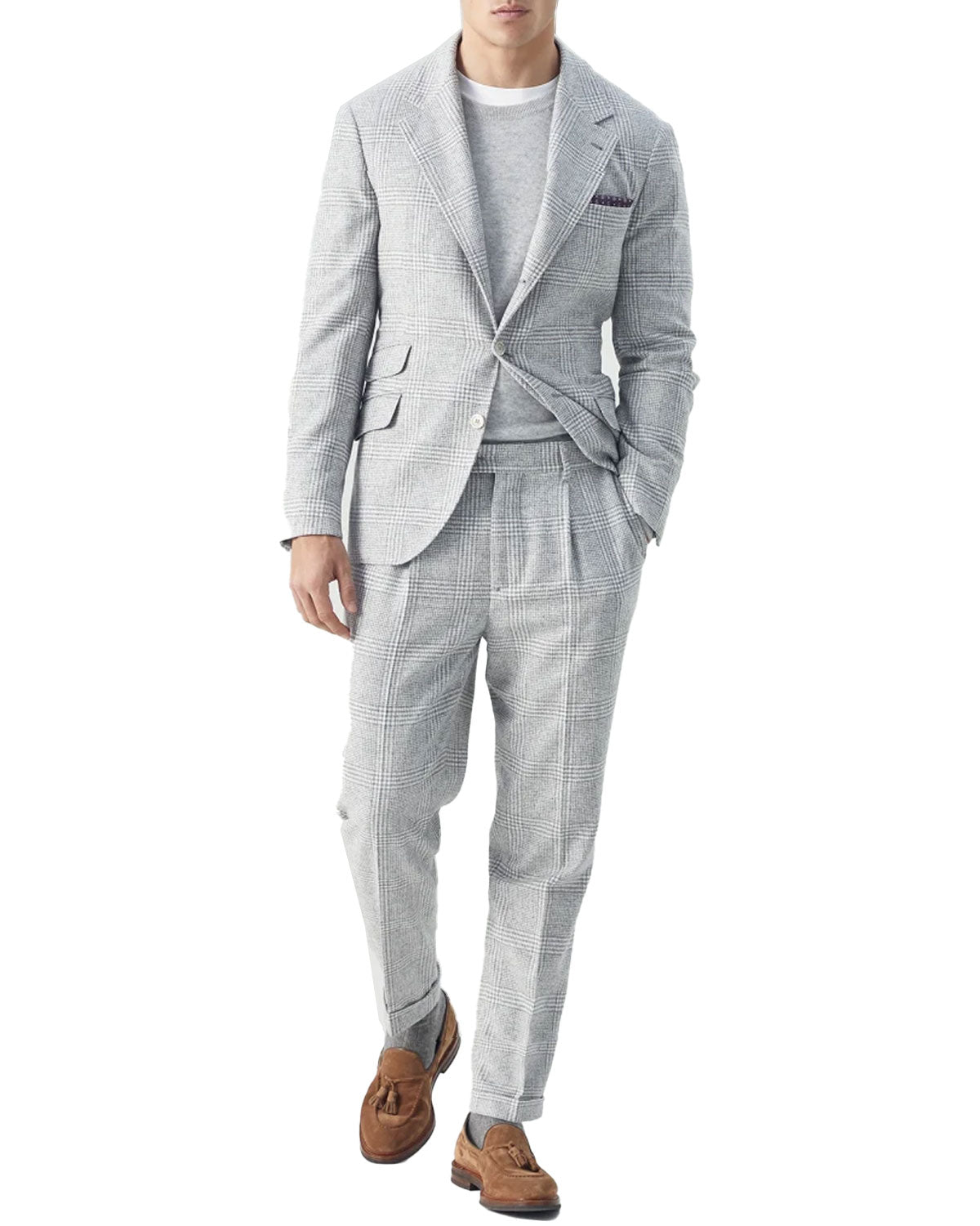 Grey Cavallo Single Pleat Suit