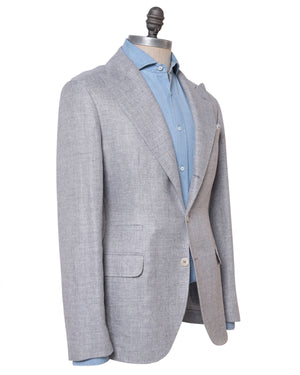 Grey Linen Blend Sportcoat