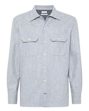 Grigio Perla Flannel Sportshirt