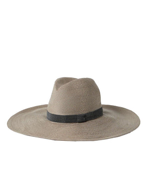 Hemp Cotton Wide Brim Hat in Desert