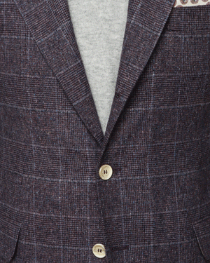 Iris Purple Glen Plaid Sportcoat