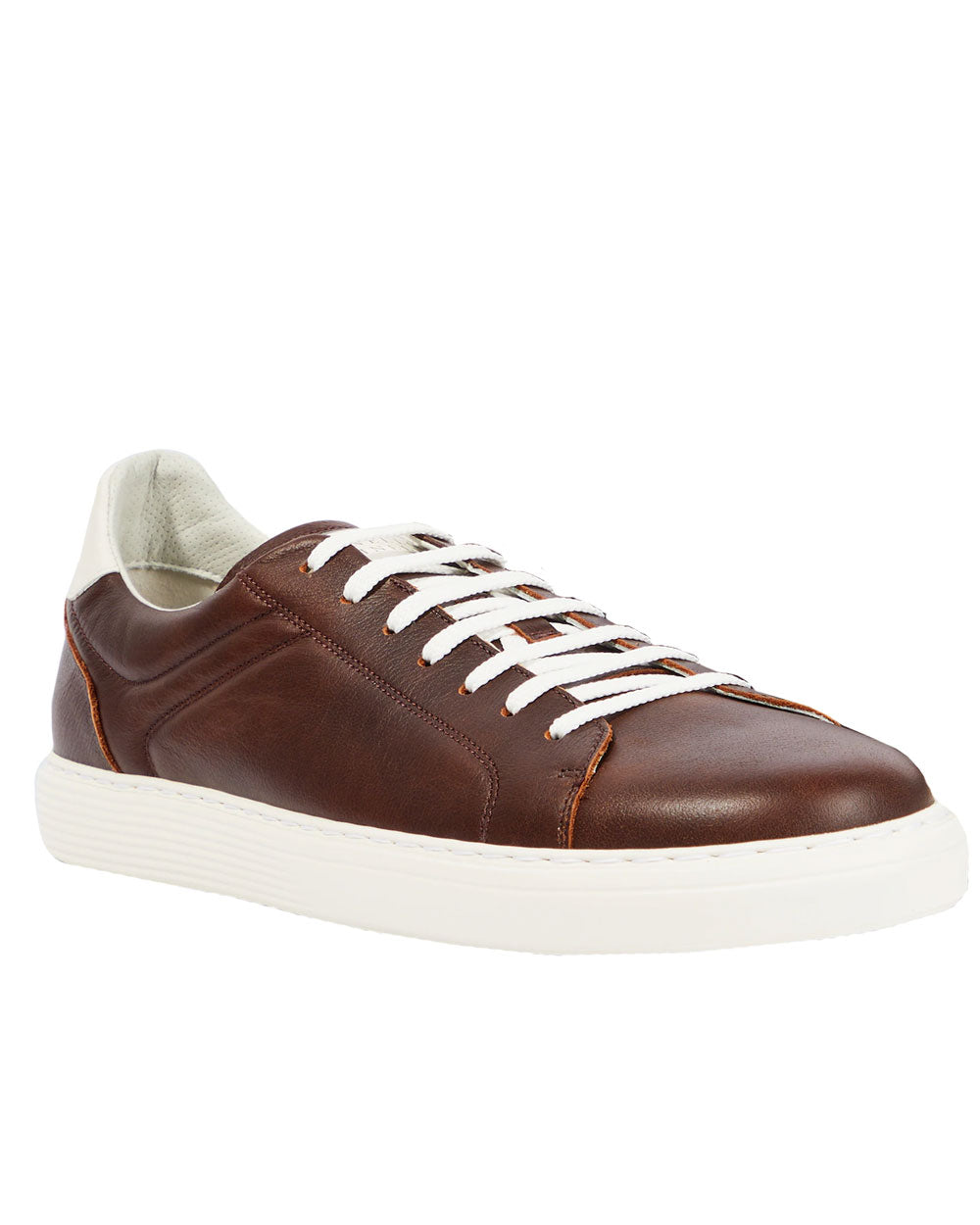Leather Airsole Sneaker in Brown