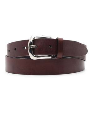 Leather Belt in Ebano